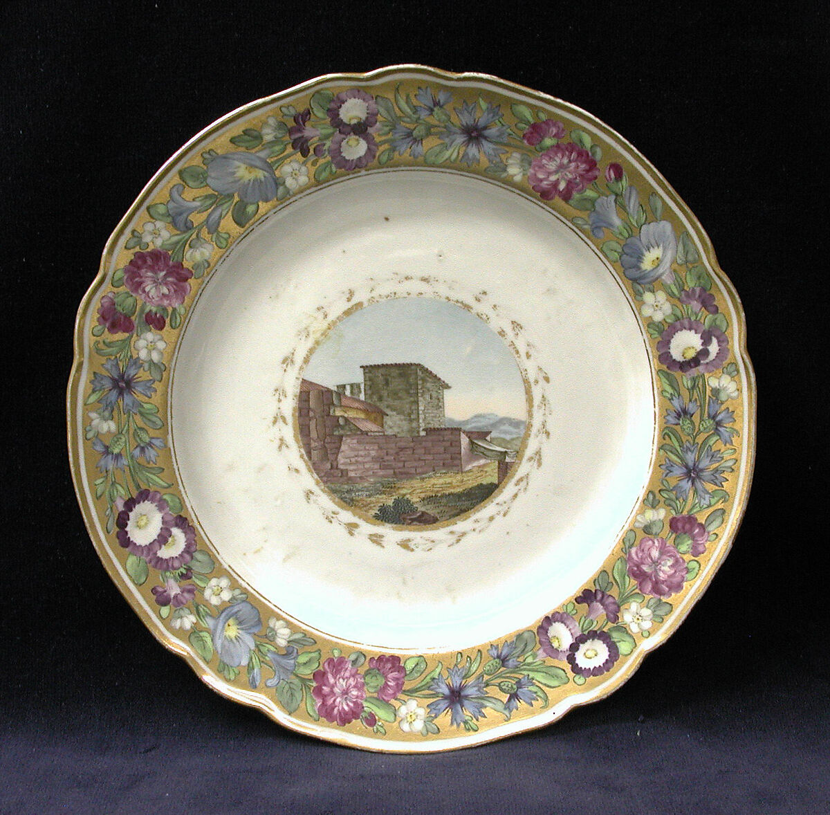 Plate, Imperial Porcelain Manufactory, St. Petersburg (Russian, 1744–present), Hard-paste porcelain, Russian, St. Petersburg