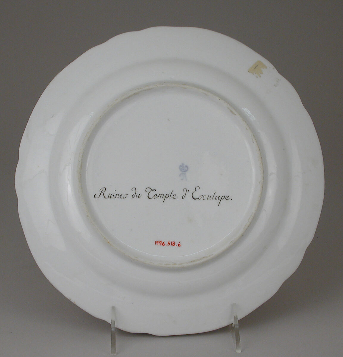 Plate, Imperial Porcelain Manufactory, St. Petersburg (Russian, 1744–present), Hard-paste porcelain, Russian, St. Petersburg