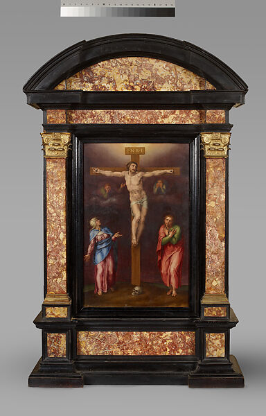 The Crucifixion, Marcello Venusti (Italian, Mazzo di Valtellina (Sondrio) ca. 1512–1579 Rome), Oil on panel 