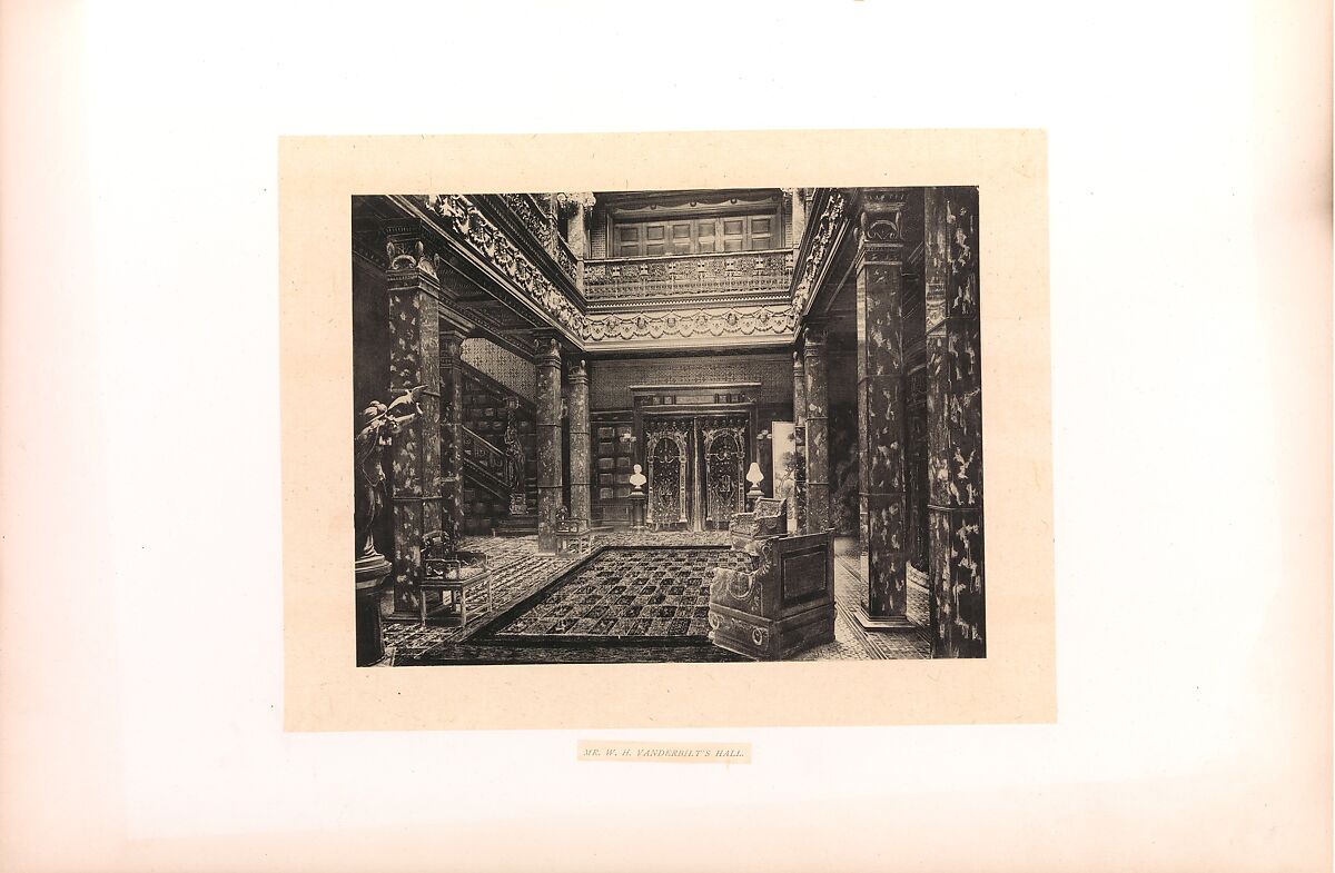Artistic houses : being a series of interior views of a number of the most beautiful and celebrated homes in the United States : with a description of the art treasures contained therein, D. Appleton &amp; Co.