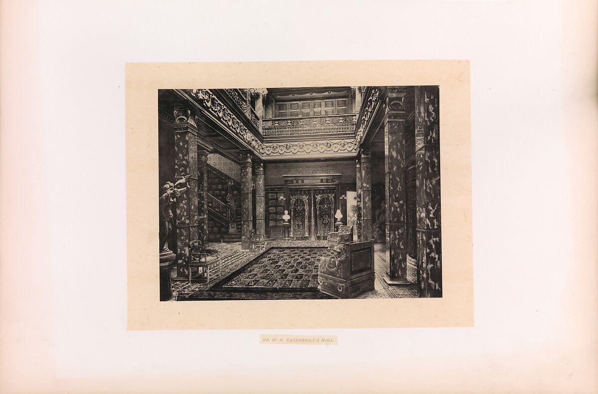Artistic houses : being a series of interior views of a number of the most beautiful and celebrated homes in the United States : with a description of the art treasures contained therein, D. Appleton &amp; Co.