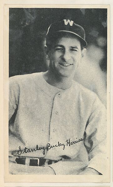 Stanley Bucky Harris, from the National Chicle Fine Pen Premiums series (R313) issued by the National Chicle Gum Company, Issued by National Chicle Gum Company, Cambridge, Massachusetts, Photolithograph 