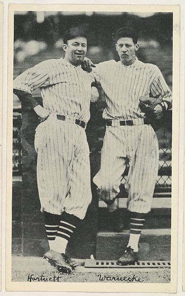 Hartnett and Warnecke, from the National Chicle Fine Pen Premiums series (R313) issued by the National Chicle Gum Company, Issued by National Chicle Gum Company, Cambridge, Massachusetts, Photolithograph 