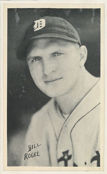 Bill Rogel, from the National Chicle Fine Pen Premiums series (R313) issued by the National Chicle Gum Company, Issued by National Chicle Gum Company, Cambridge, Massachusetts, Photolithograph 