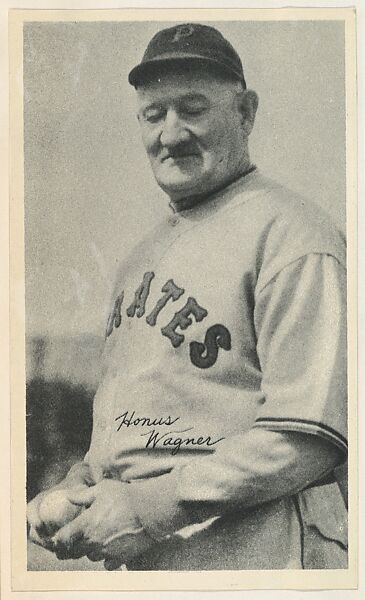 Honus Wagner, from the National Chicle Fine Pen Premiums series (R313) issued by the National Chicle Gum Company, Issued by National Chicle Gum Company, Cambridge, Massachusetts, Photolithograph 