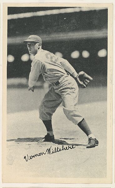 Vernon Wiltshere, from the National Chicle Fine Pen Premiums series (R313) issued by the National Chicle Gum Company, Issued by National Chicle Gum Company, Cambridge, Massachusetts, Photolithograph 