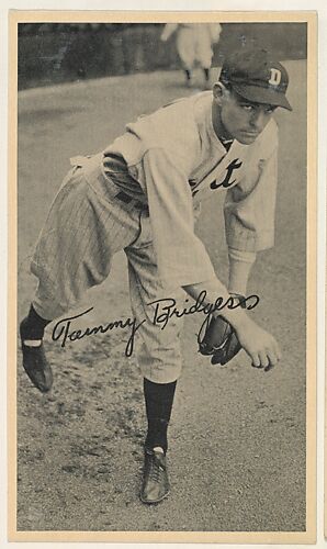 Tommy Bridges, from the Gold Medal Flour series (R313A) issued by Gold Medal Foods, Inc.