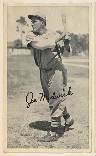 Joe Medwick, from the Gold Medal Flour series (R313A) issued by Gold Medal Foods, Inc.