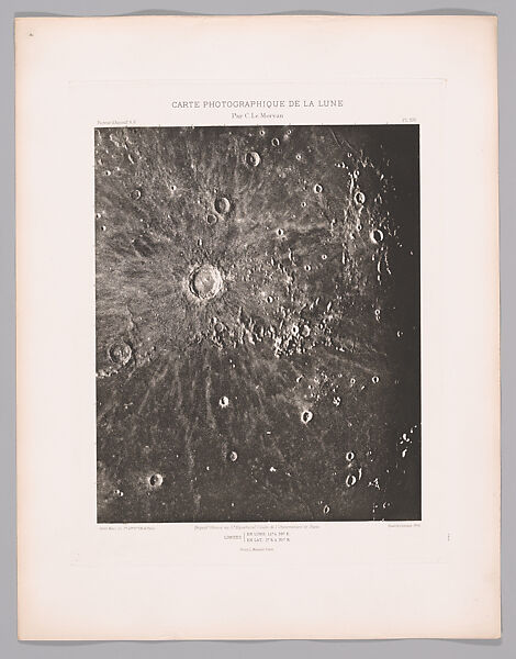 Systematic Photographic Map of the Moon, Increasing and Decreasing Phases, Charles Le Morvan (French, Brittany 1865–1933 Paris), Photogravures