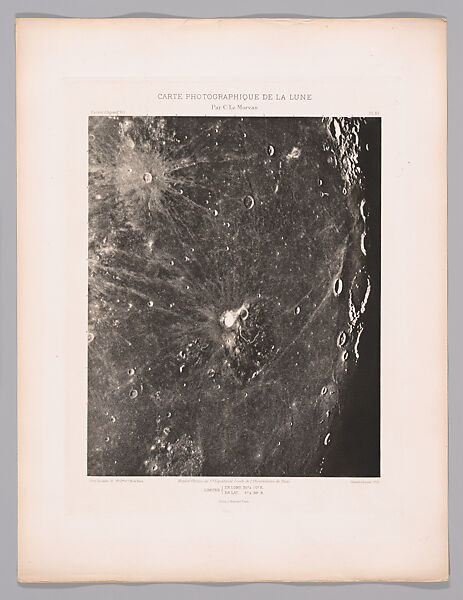 Systematic Photographic Map of the Moon, Increasing and Decreasing Phases, Charles Le Morvan (French, Brittany 1865–1933 Paris), Photogravures