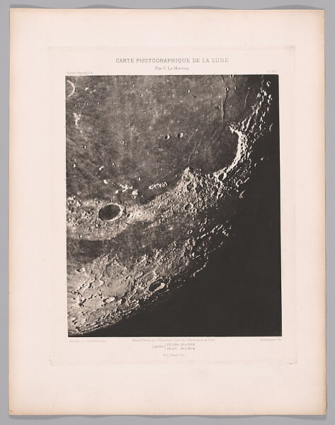 Systematic Photographic Map of the Moon, Increasing and Decreasing Phases, Charles Le Morvan (French, Brittany 1865–1933 Paris), Photogravures