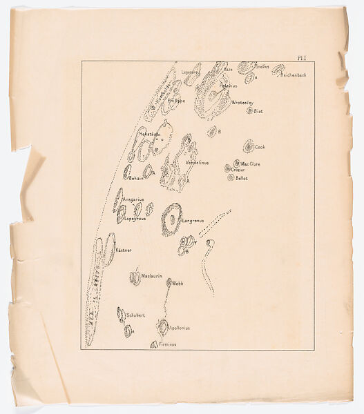 Systematic Photographic Map of the Moon, Increasing and Decreasing Phases, Charles Le Morvan (French, Brittany 1865–1933 Paris), Photogravures