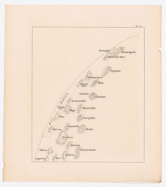 Systematic Photographic Map of the Moon, Increasing and Decreasing Phases, Charles Le Morvan (French, Brittany 1865–1933 Paris), Photogravures