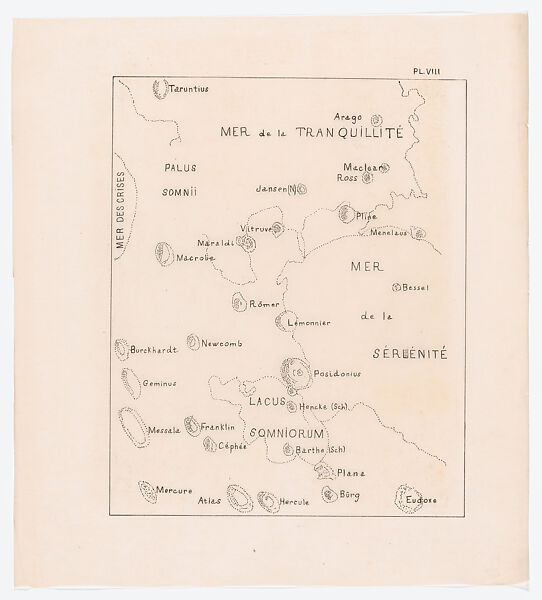 Systematic Photographic Map of the Moon, Increasing and Decreasing Phases, Charles Le Morvan (French, Brittany 1865–1933 Paris), Photogravures