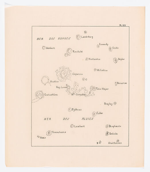 Systematic Photographic Map of the Moon, Increasing and Decreasing Phases, Charles Le Morvan (French, Brittany 1865–1933 Paris), Photogravures