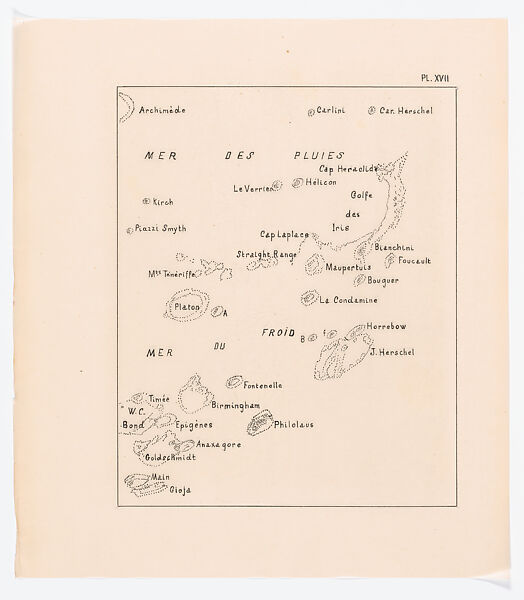 Systematic Photographic Map of the Moon, Increasing and Decreasing Phases, Charles Le Morvan (French, Brittany 1865–1933 Paris), Photogravures