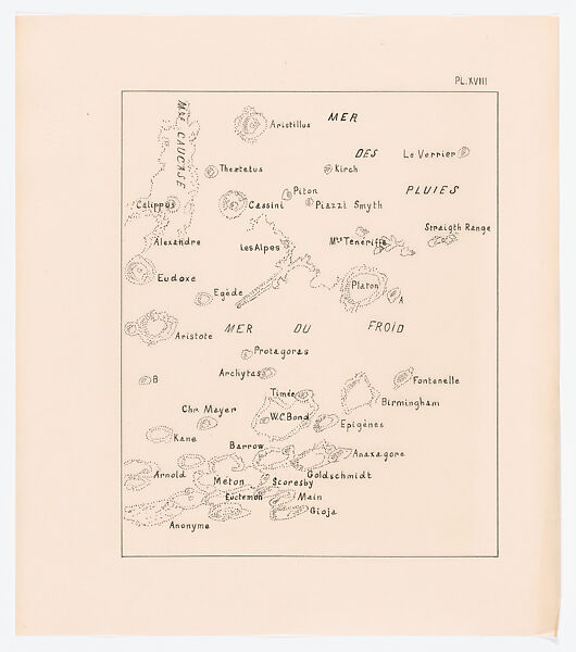 Systematic Photographic Map of the Moon, Increasing and Decreasing Phases, Charles Le Morvan (French, Brittany 1865–1933 Paris), Photogravures