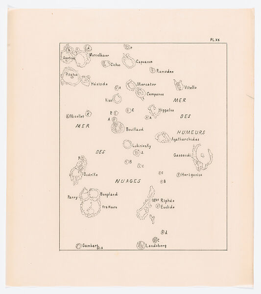 Systematic Photographic Map of the Moon, Increasing and Decreasing Phases, Charles Le Morvan (French, Brittany 1865–1933 Paris), Photogravures