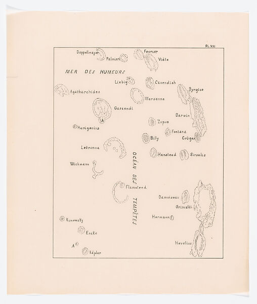 Systematic Photographic Map of the Moon, Increasing and Decreasing Phases, Charles Le Morvan (French, Brittany 1865–1933 Paris), Photogravures