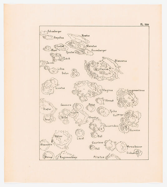 Systematic Photographic Map of the Moon, Increasing and Decreasing Phases, Charles Le Morvan (French, Brittany 1865–1933 Paris), Photogravures