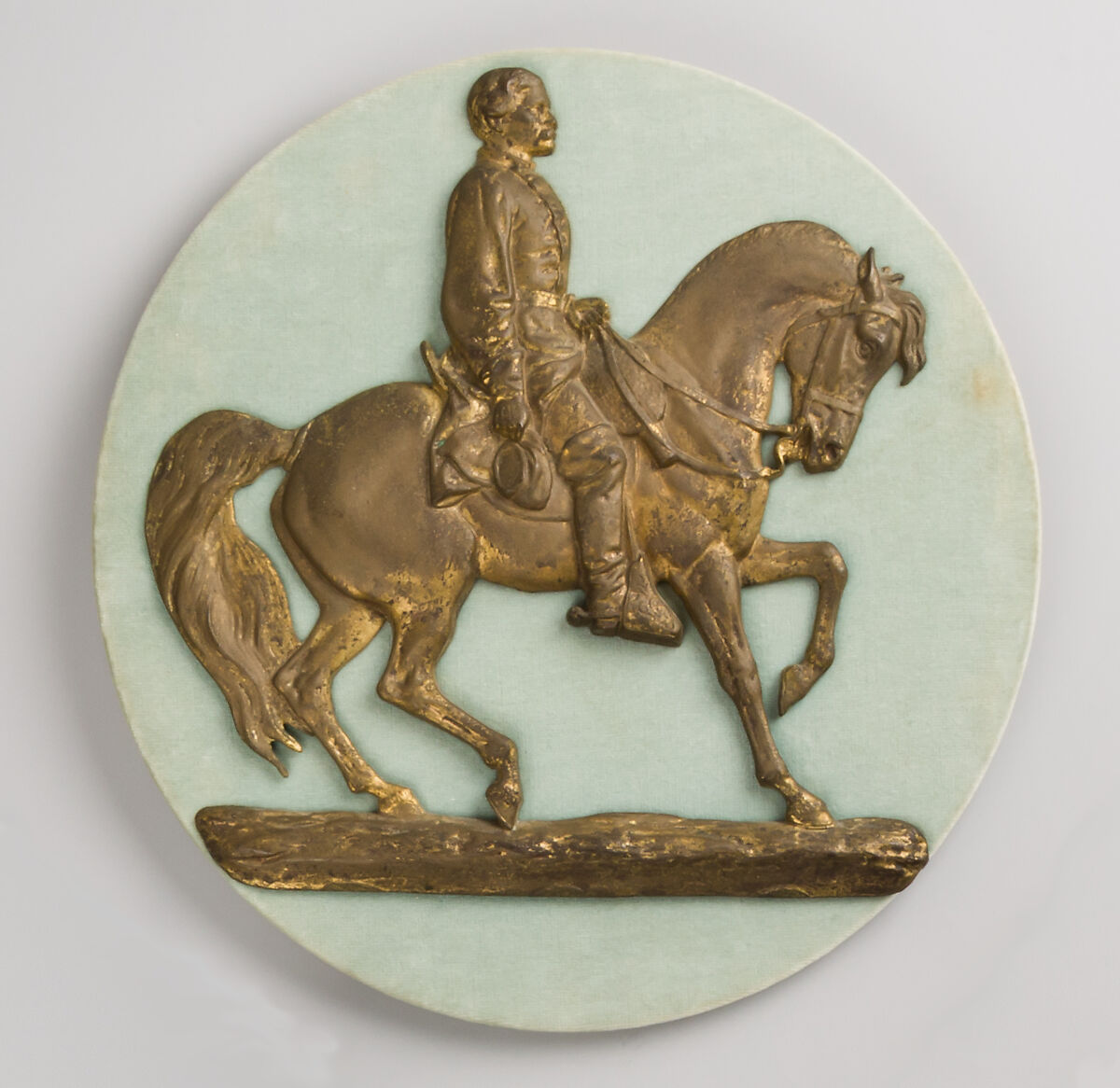 General George B. McClellan, John Quincy Adams Ward (American, Urbana, Ohio 1830–1910 New York), Bronze, American 