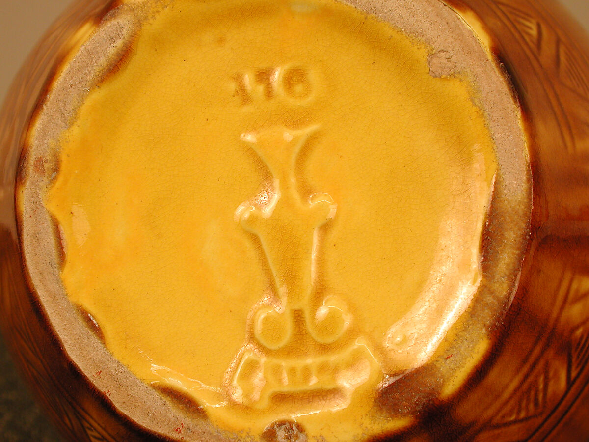 Jug, Christopher Dresser (British, Glasgow, Scotland 1834–1904 Mulhouse), Glazed earthenware, British