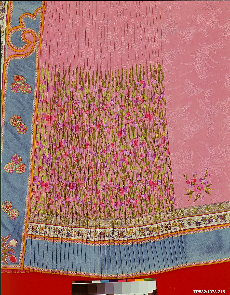 Woman's Informal Skirt, Silk, metallic thread, China