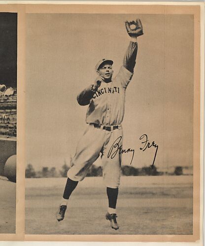 Benny Frey, from the Butterfinger series (R310) issued by the Curtiss Candy Company to promote Butterfinger Candy Bars