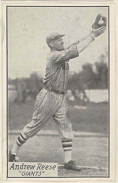 Andrew Reese, Giants, from the Baseball Portraits and Action series (R315) issued by Kashin Publications, Issued by Kashin Publications, Photolithograph 