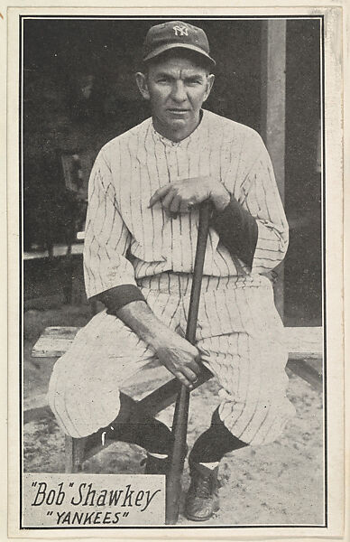 Bob Shawkey, Yankees, from the Baseball Portraits and Action series (R315) issued by Kashin Publications, Issued by Kashin Publications, Photolithograph 