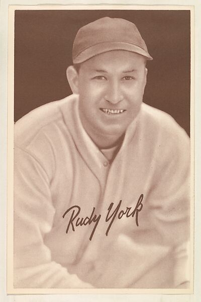 Rudy York, How to Pitch the Floater, from the Goudey Premiums series (R303-A) issued by the Goudey Gum Company to promote Diamond Stars Gum, Issued by the Goudey Gum Company, Commercial lithograph 