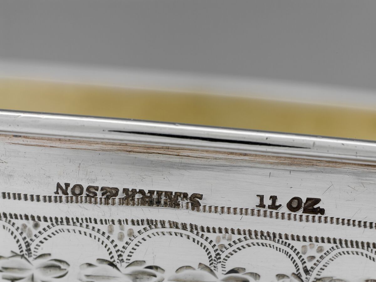 Salt, Samuel Kirk and Son (1846–68), Silver and silver-gilt, American