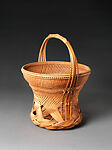 Calm Heart Flower Basket (Hanakago), Iizuka Shōkansai (Japanese, 1919–2004), Timber bamboo and rattan, Japan