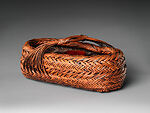 Turned Soil Flower Basket (Hanakago), Katsushiro Sōhō (Japanese, born 1934), Nemagari bamboo, lacquer, Japan