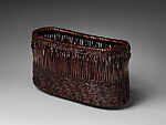 Song of the Daffodils Flower Basket (Hanakago), Katsushiro Sōhō (Japanese, born 1934), Dwarf bamboo and lacquer, Japan