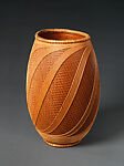 Echo of Rain Flower Basket (Hanakago), Kibe Seihō (Japanese, born 1951), Timber bamboo and rattan, Japan