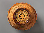 Echo of Rain Flower Basket (Hanakago), Kibe Seihō (Japanese, born 1951), Timber bamboo and rattan, Japan