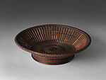 Round Fruit Basket (Morikago) with Antique Bamboo Arrows