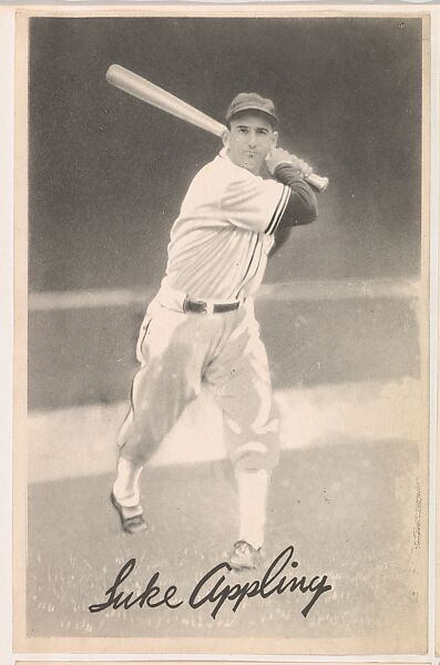 Luke Appling, from the Goudey Premiums series (R303-B) issued by the Goudey Gum Company to promote Diamond Stars Gum, Issued by the Goudey Gum Company, Commercial lithograph 