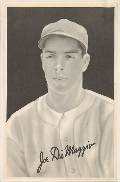 Joe DiMaggio, from the Goudey Premiums series (R303-B) issued by the Goudey Gum Company to promote Diamond Stars Gum, Issued by the Goudey Gum Company, Commercial lithograph 