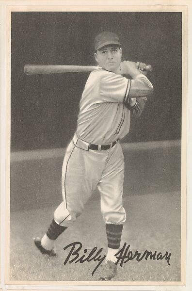 Billy Herman, from the Goudey Premiums series (R303-B) issued by the Goudey Gum Company to promote Diamond Stars Gum, Issued by the Goudey Gum Company, Commercial lithograph 