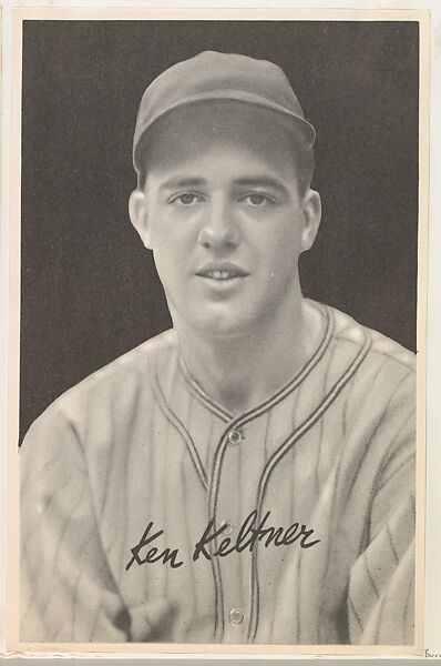 Ken Keltner, from the Goudey Premiums series (R303-B) issued by the Goudey Gum Company to promote Diamond Stars Gum, Issued by the Goudey Gum Company, Commercial lithograph 