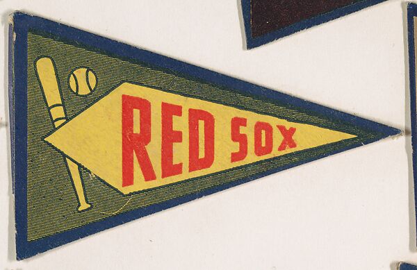 Red Sox, from the Baseball and College Pennants series (R307), Commercial lithograph 