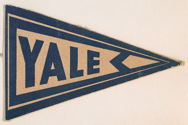 Yale University, from the Baseball and College Pennants series