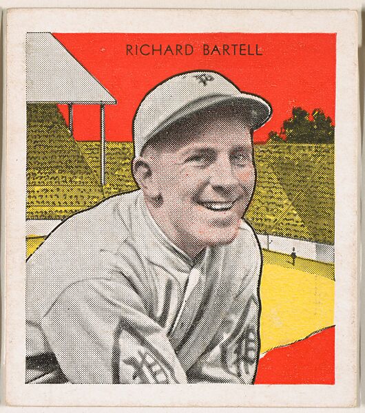 Richard Bartell, from the Tattoo Orbit series (R305) issued by the Orbit Gum Company to promote Tattoo Gum, Issued by the Orbit Gum Company, a subsidiary of the William Wrigley Jr. Company, Commercial lithograph 