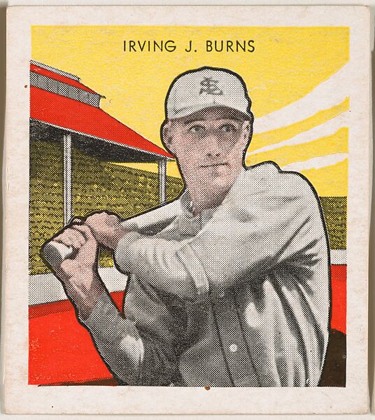 Irving J. Burns, from the Tattoo Orbit series (R305) issued by the Orbit Gum Company to promote Tattoo Gum, Issued by the Orbit Gum Company, a subsidiary of the William Wrigley Jr. Company, Commercial lithograph 