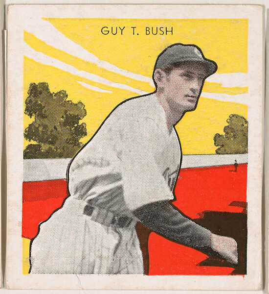 Guy T. Bush, from the Tattoo Orbit series (R305) issued by the Orbit Gum Company to promote Tattoo Gum, Issued by the Orbit Gum Company, a subsidiary of the William Wrigley Jr. Company, Commercial lithograph 