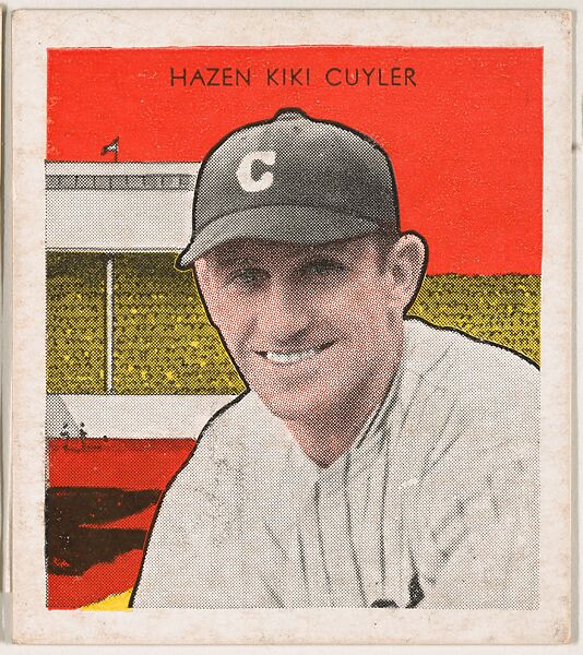 Hazen Kiki Cuyler, from the Tattoo Orbit series (R305) issued by the Orbit Gum Company to promote Tattoo Gum, Issued by the Orbit Gum Company, a subsidiary of the William Wrigley Jr. Company, Commercial lithograph 