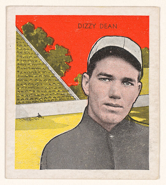 Dizzy Dean, from the Tattoo Orbit series (R305) issued by the Orbit Gum Company to promote Tattoo Gum, Issued by the Orbit Gum Company, a subsidiary of the William Wrigley Jr. Company, Commercial lithograph 