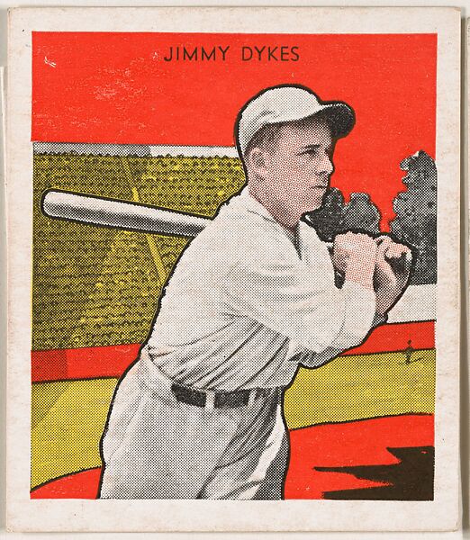 Jimmy Dykes, from the Tattoo Orbit series (R305) issued by the Orbit Gum Company to promote Tattoo Gum, Issued by the Orbit Gum Company, a subsidiary of the William Wrigley Jr. Company, Commercial lithograph 